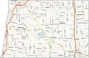 Allegan County Map, Michigan