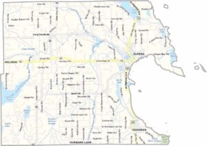 Alpena County Map, Michigan
