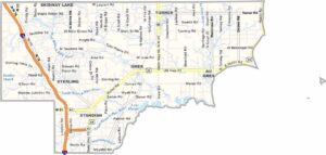 Arenac County Map, Michigan