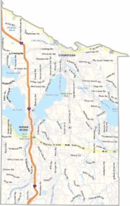 Cheboygan County Map, Michigan