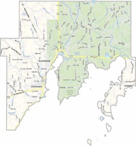 Delta County Map, Michigan