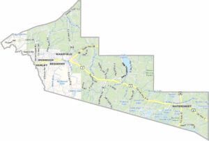 Gogebic County Map, Michigan