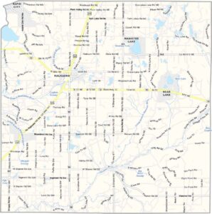 Kalkaska County Map, Michigan