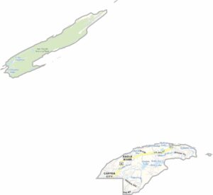 Keweenaw County Map, Michigan