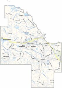 Marquette County Map, Michigan