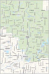 Newaygo County Map, Michigan