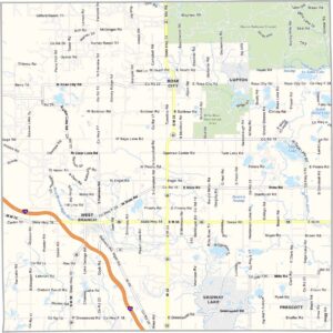 Ogemaw County Map, Michigan
