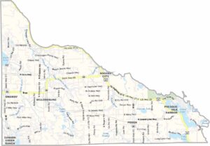 Presque Isle County Map, Michigan